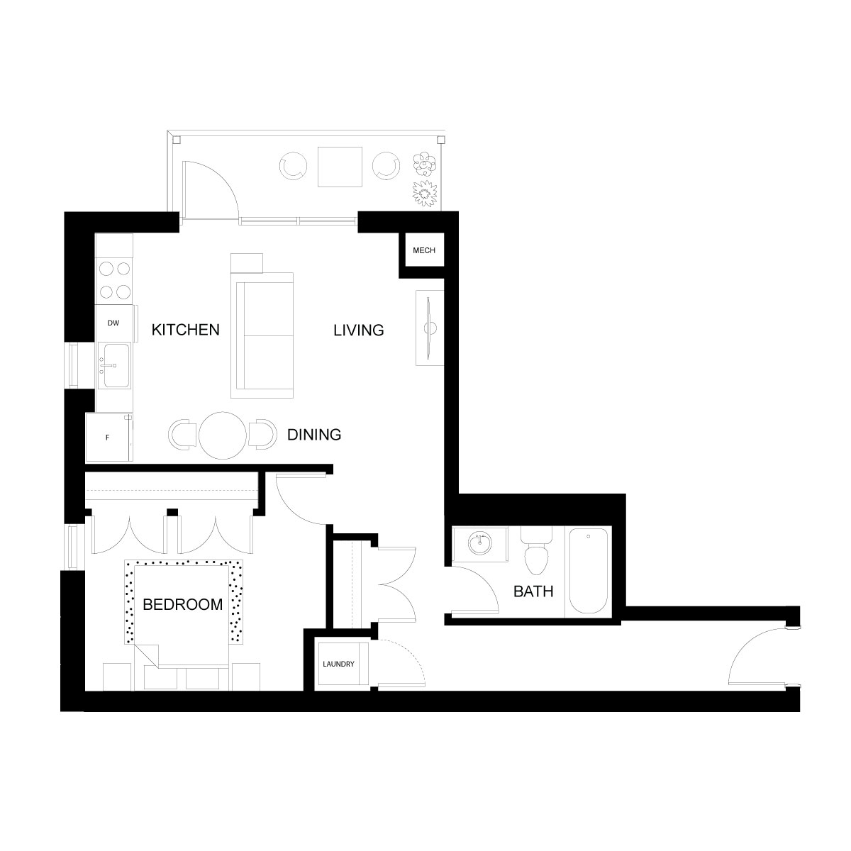 Suites — Market Flats Vive Development