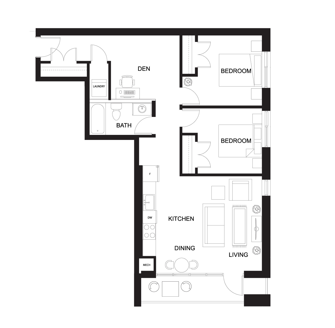 Suites — Market Flats | Vive Development